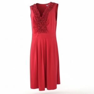 Dressbarn Size 14W Red Cocktail Dress